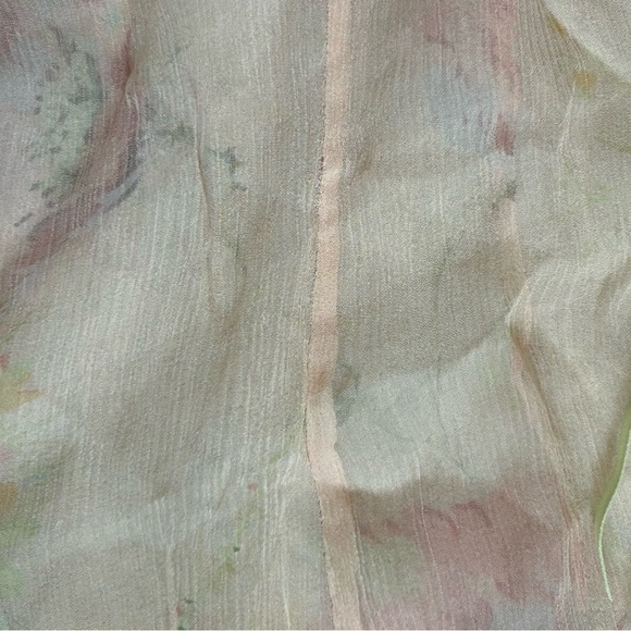 2002 VTG VICTORIAS SECRET SILK SHEER DAINTY FAIRY CAMI BLOUSE - Picture 10 of 13